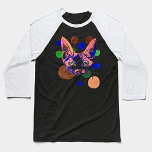 Rex Cat Baseball T-Shirt